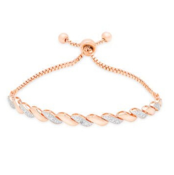 Diamond Accent Bolo Bracelet - Picture 2 of 7